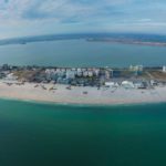 Aerial landscape of the Mamaia resort - Romania