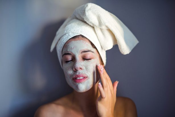 Trying new skin masks